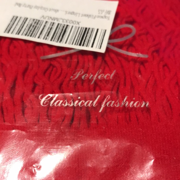 Red Fishnet Lingerie Stretchy sexy NEW Shot Party Cosplay NEW - Picture 3 of 5